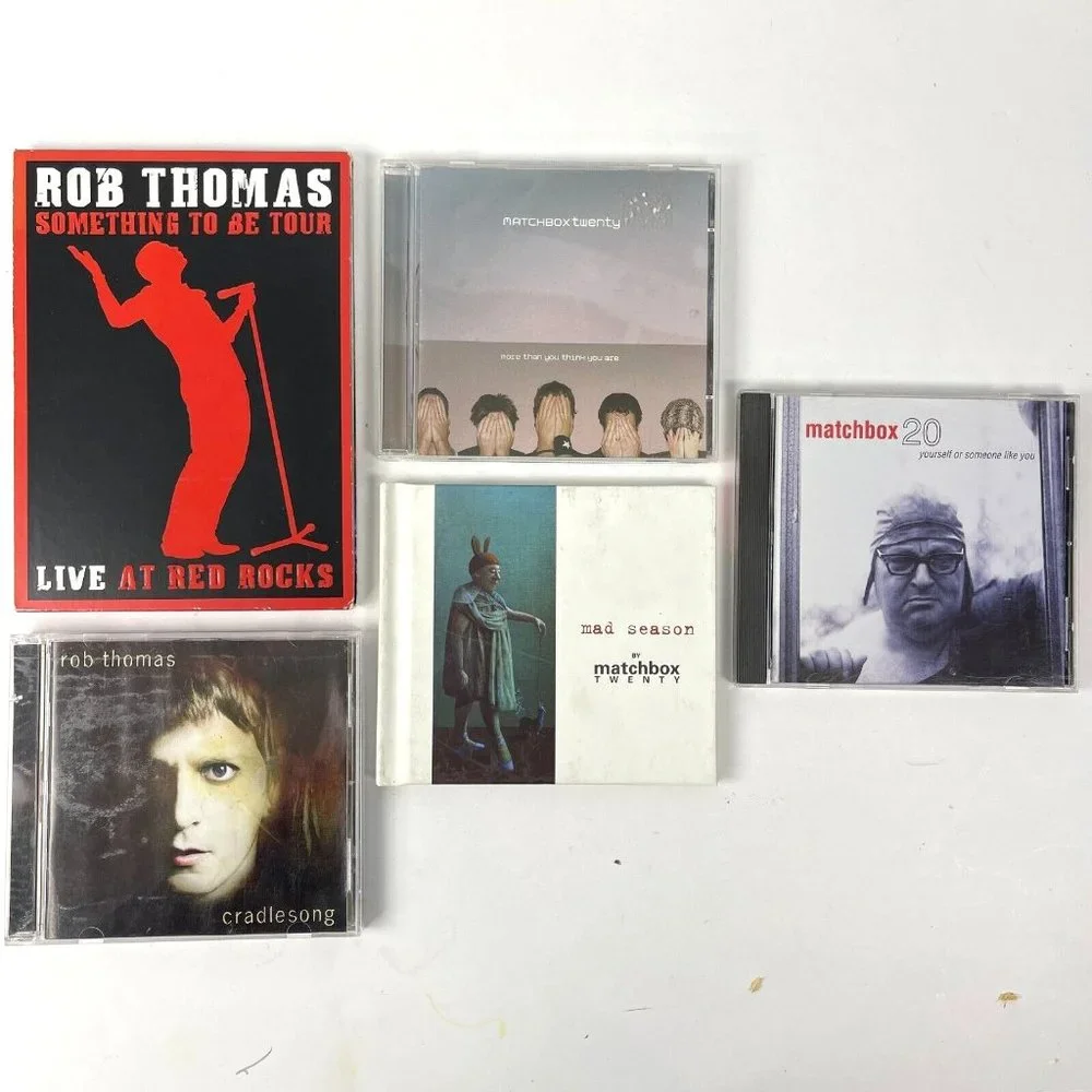 Matchbox 20 Twenty Rob Thomas 5 CD Live DVD Lot Yourself Mad Season Cradlesong - Picture 2 of 10